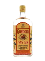 Gordon's Dry Gin Spring Cap Bottled 1950s 75cl / 47.4%