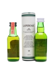 Lagavulin 16 (White Horse) & Laphroaig 10 Years Old Bottled 1980s 2 x 5cl