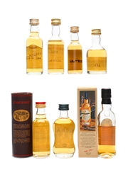 Assorted Single Malt Whisky Bottled 1980s 7 x 5cl