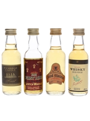 Assorted Blended Scotch Whisky Cumbrae Castle, First Lord, Grand Macnish & Prince Consort 4 x 5cl