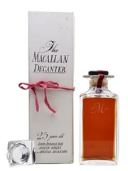 Macallan 1962 25 Year Old Tudor Crystal Decanter