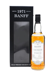 Banff 1971 - Unfilled Label 32 Years Old Dead Whisky Society 70cl / 53.3%
