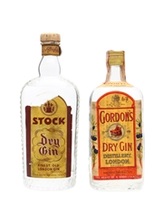 Stock Dry Gin & Gordon's Dry Gin 2 x 75cl 