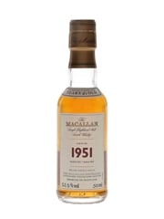 Macallan 1951 51 Year Old Fine & Rare