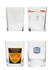 Assorted Whisky Tumblers Dewar's, MacArthur's, Power's, Whyte & Mackay 