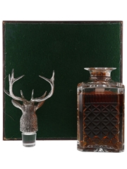 Glenfiddich 30 Year Old Silver Stag's Head Decanter Bottled 1980s 75cl / 43%