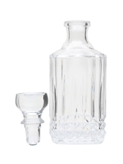 Crystal Decanter With Stopper  21cm x 8.5cm