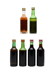Dubonnet Blonde, Dry & Wine Aperitif Bottled 1950s-1970s 6 x 7cl / 17%