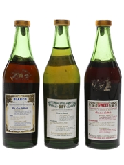 Angove's Marko Bianco, Dry & Sweet Vermouth Bottled 1970s-1980s - Australia 3 x 8.5cl