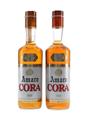 Cora Amaro Liqueur Bottled 1970s 2 x 100cl / 26%