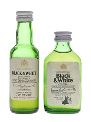 Buchanan's Black & White Bottled 1970s 2 x 5cl / 40%
