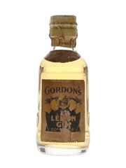 Gordon's Lemon Gin Spring Cap Bottled 1950s 5cl / 34%