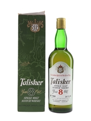 Talisker 8 Year Old Bottled 1970s - The Distiller's Agency Ltd 75.7cl / 46%