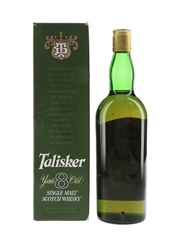 Talisker 8 Year Old Bottled 1970s - The Distiller's Agency Ltd 75.7cl / 46%