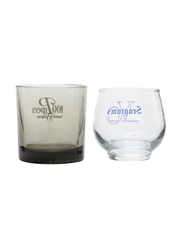 Assorted Whisky Tumblers 100 Pipers & Seagram's 