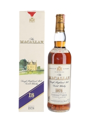 Macallan 1978 18 Year Old