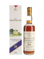 Macallan 1978 18 Year Old Bottled 1996 - Giovinetti 70cl / 43%