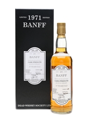Banff 1971 37 Years Old Dead Whisky Society 70cl / 53.3%