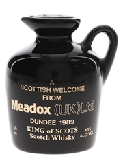 King of Scots Meadox 1989 Dundee Ceramic Decanter  5cl / 43%
