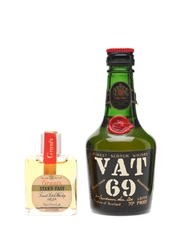 Grant's Stand Fast & VAT 69 Bottled 1970s 2cl & 5cl