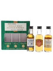 Award Winning Single Malt Scotch Whisky Discovery Collection Talisker, Cardhu, Singleton Of Dufftown 3 x 5cl