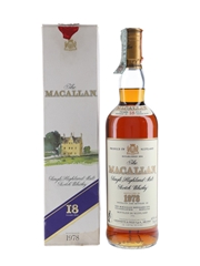 Macallan 1978 18 Year Old