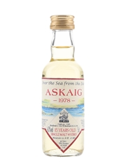 Askaig 1978 15 Year Old Cask 1040 Bottled 1993 - The Master Of Malt 5cl / 43%