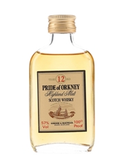 Pride Of Orkney 12 Year Old 100 Proof Bottled 1970s-1980s - Gordon & MacPhail 5cl / 57%