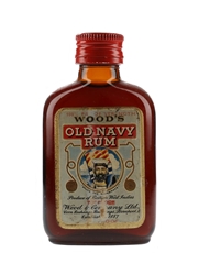 Wood's Old Navy Rum Bottled 1960s 5cl