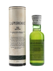 Laphroaig 10 Year Old Unblended Bottled 1980s - Cinzano 5cl / 43%