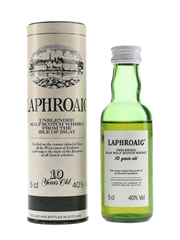 Laphroaig 10 Year Old Unblended Bottled 1980s 5cl / 40%