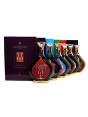 Courvoisier Erte Cognac Editions 2, 4, 5, 6, 7 & 8 6 x 75cl