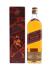 Johnnie Walker Red Label Bottled 1990s - International Traveller Edition 100cl / 40%