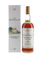 Macallan 12 Year Old Bottled 1980s-1990s - Duty Free 100cl / 43%