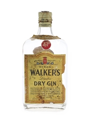 Hiram Walker's London Dry Gin Bottled 1950s - Spirit 75cl / 47%