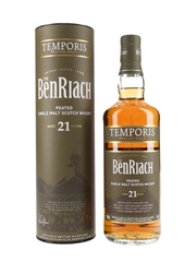 Benriach 21 Year Old Temporis Bottled 2018 - Peated Malt 70cl / 46%
