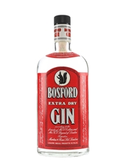 Bosford Extra Dry London Gin Bottled 1980s - Martini & Rossi 75cl / 40%