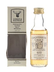 Banff 1974 Connoisseurs Choice Bottled 1980s - Gordon & MacPhail 5cl / 40%