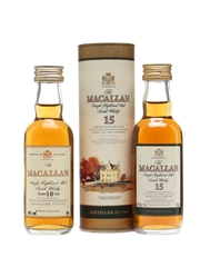 Macallan 10 & 15 Year Old  2 x 5cl