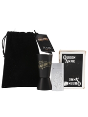 Assorted Whisky Memorabilia - Queen Anne, Black Bottle & Chivas Regal