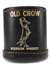 Old Crow Bourbon Whiskey Leather Bottle Holder  19cm x 11.5cm