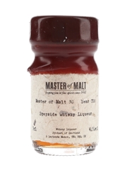 Master Of Malt 30 Year Old Speyside Malt Whisky Liqueur  3cl / 40%
