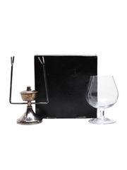 Arthur Price Of England Brandy Warmer & Glass  