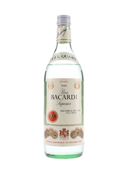 Bacardi Carta Blanca Bottled 1970s - Nassau, Bahamas 94.6cl
