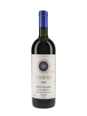 Bolgheri Sassicaia 1981  75cl / 12.5%