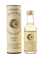 Banff 1978 18 Year Old Bottled 1997 - Signatory Vintage 5cl / 43%