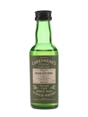 Highland Park 1979 12 Year Old Bottled 1991 - Cadenhead's 5cl / 65.2%