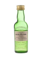 Highland Park 1977 17 Year Old Bottled 1995 - Cadenhead's 5cl / 57.2%