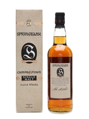 Springbank 21 Years Old Bottled 1990s 70cl