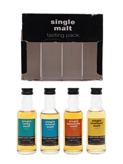 Oddbins Single Malt Tasting Pack Scottish Independent Distillers 4 x 5cl / 40%